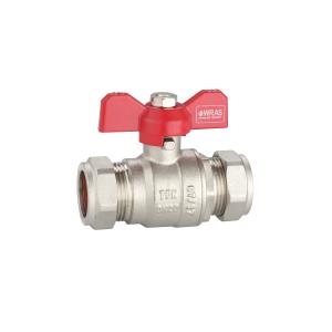 PlumbRight 22mm T-bar Valve Red