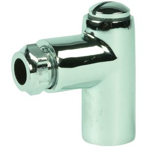 PlumbRight Chrome Gas Restrictor Elbow 8 x 50mm