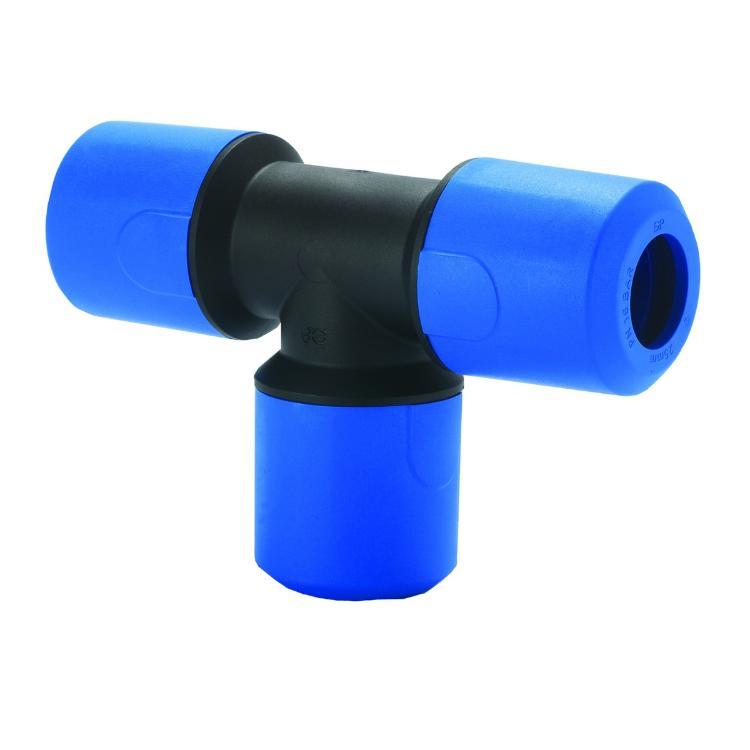 JG Speedfit Blue Equal Tee 20mm
