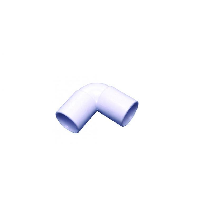 Wavin Osma Solvent 90 Degree Bend Weld Overflow White 21.5mm 1E160W