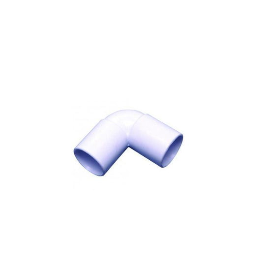 Wavin Osma Solvent 90 Degree Bend Weld Overflow White 21.5mm 1E160W