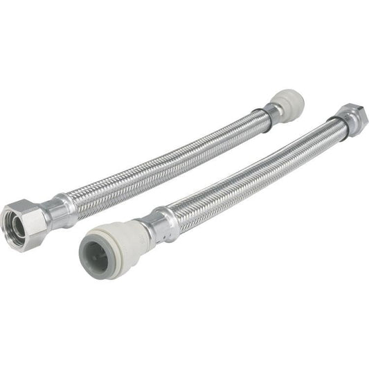 JG Speedfit Flexible Hose Tap Connector 15 mm x 1/2" 150mm - FLX43P