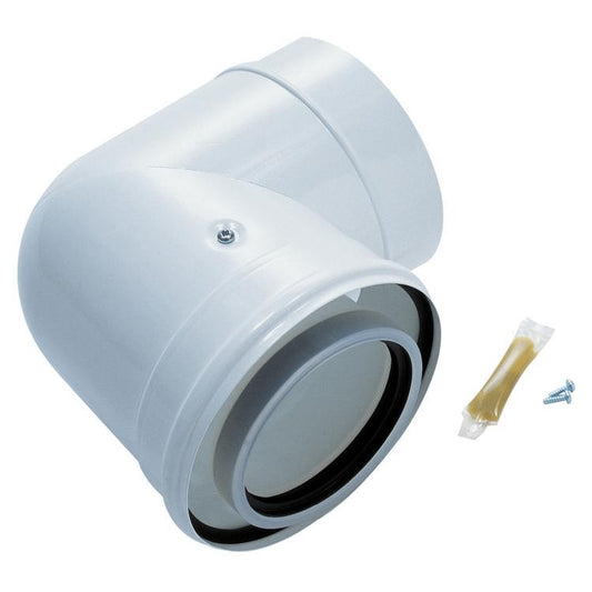 Worcester Bosch Greenstar Oilfit 90 Degree Boiler Flue Elbow 100mm/150mm
