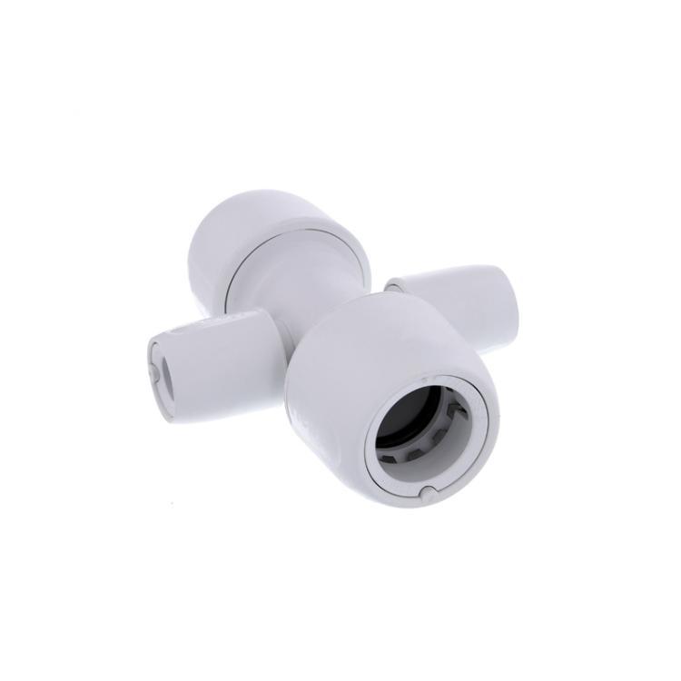 Hep2O Two Port Manifold Push Fit All Socket White 22 x 10 mm - HX92B/22W