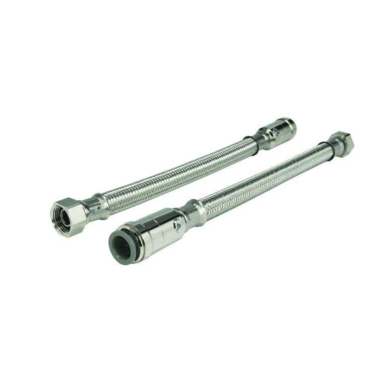 JG Speedfit Flexible Hose With Service Valve 22mm x 3/4" 300mm - FLX25P