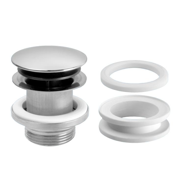 McAlpine Slotted Basin Clicker Waste Chrome Plated CW60-C