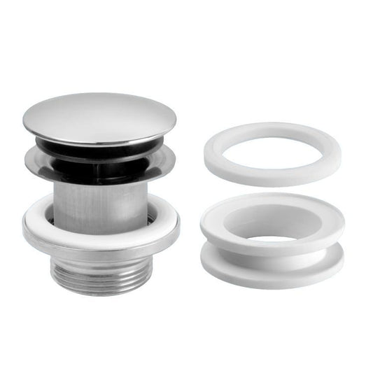 McAlpine Slotted Basin Clicker Waste Chrome Plated CW60-C