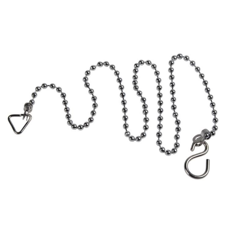 4Trade 18 in Cp Oval Link Bath Chain & S Hook 10066529