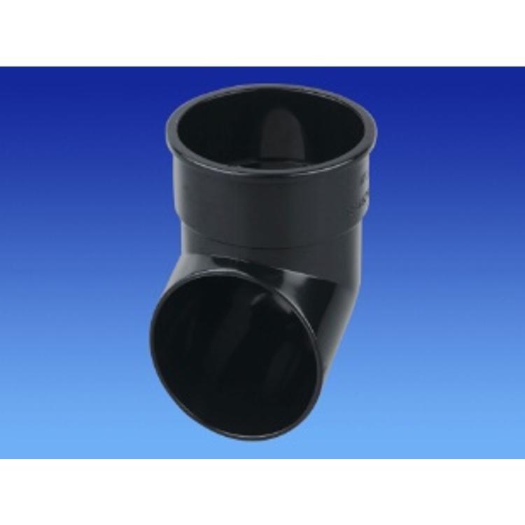 Osma RoundLine Gutter Pipe Shoe 68mm Black 0T037