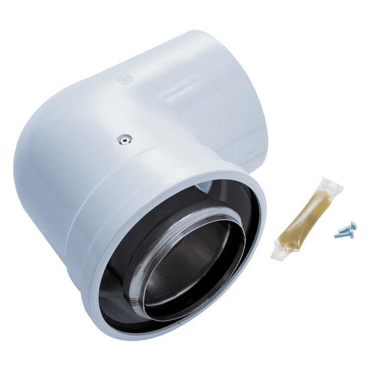 Worcester Bosch Greenstar Oilfit 90 Degree Boiler Flue Elbow 80mm/125mm
