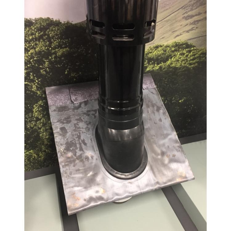 Grant EZ-Fit Vertical Balanced Flue Pitch Roof Flashing 50/90mm - VTK259P90