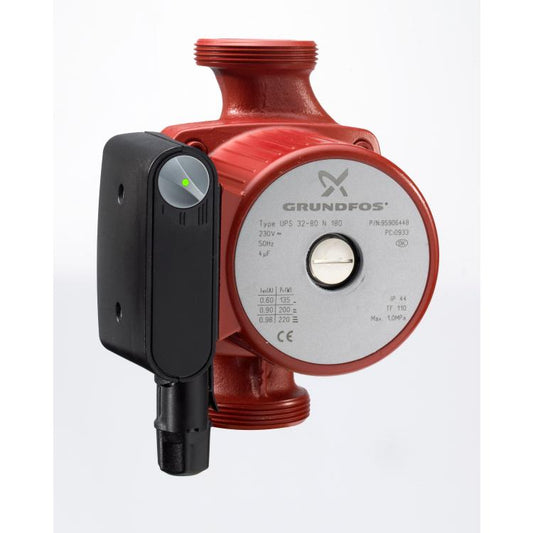 Grundfos UPS 25-55N Stainless Steel Hot Water Circulator
