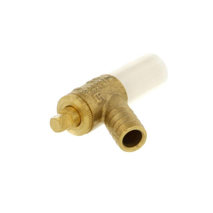 Hep2O Brass Draincock Grey 15mm HX32/15