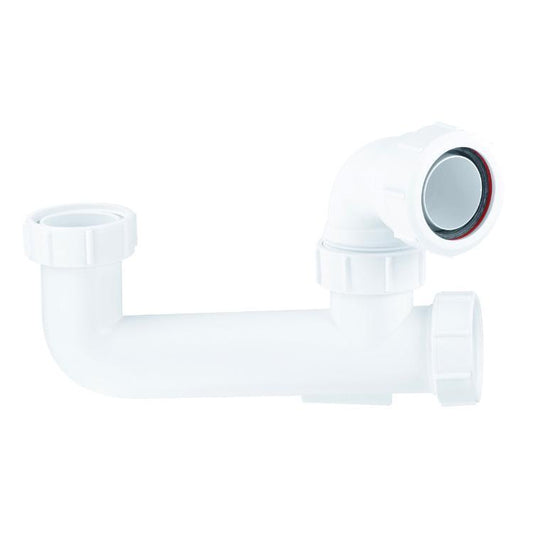 McAlpine Seal Bath Trap White 38 x 60mm SM10E