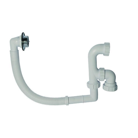 McAlpine Bath Trap and Overflow White 60mm FSK10