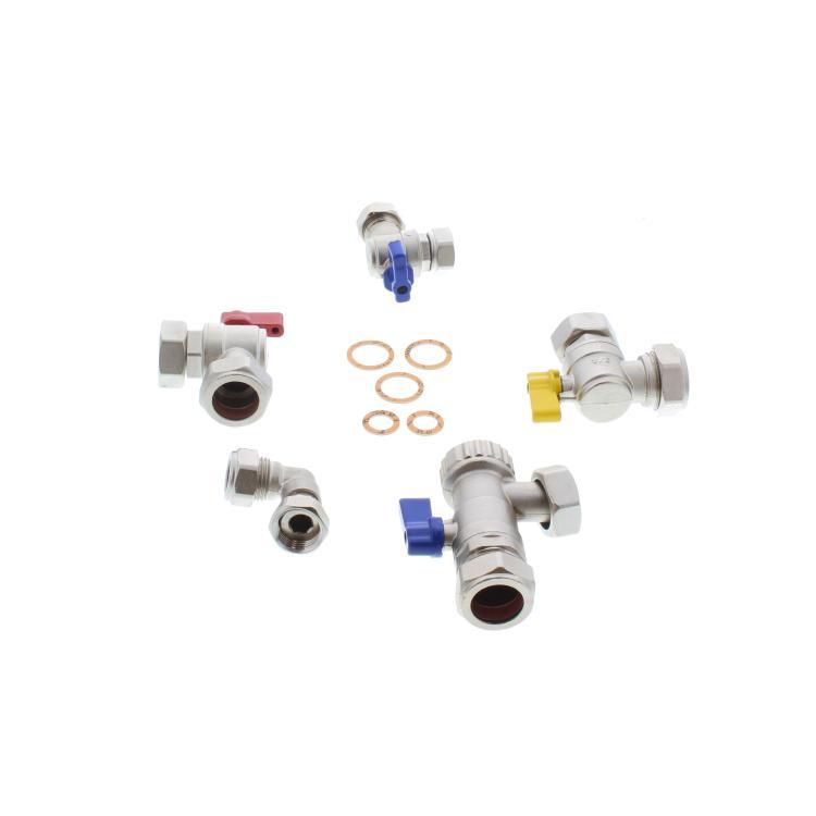 Heatline Capriz Compact Sarg Solar VIZOD002160280 Set of 5 Isolation Valves