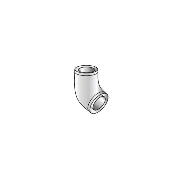 Grant EZ-Fit Vertical Balanced Boiler Flue 45 Degree Elbow 50/90mm