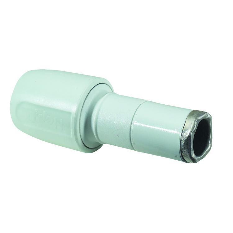 Hep2O Socket Reducer White 22mm x 15mm - HD2/22W