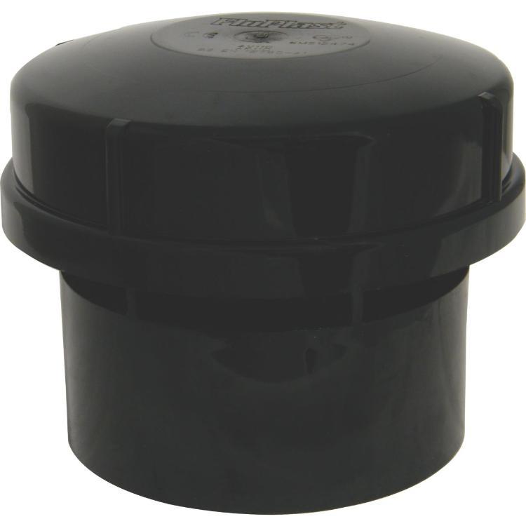 Plumbright Solvent Weld Air Admittance Valve Black 110mm AV110