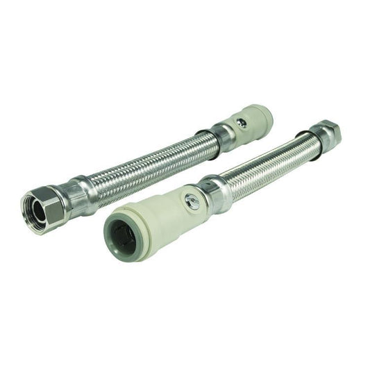 JG Speedfit Flexible Hose With Service Valve and Handle 15mm x 1/2" 300 mm - FLX37-H