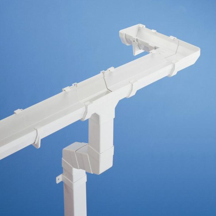 Osma Squareline 4T874 Gutter 100mm Black 4m