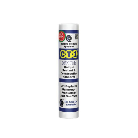 C-Tec CT1 White Sealant & Construction Adhesive 290ml