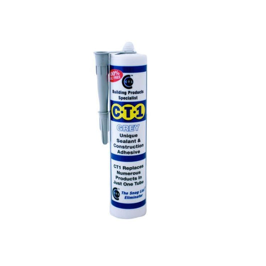C-Tec CT1 Grey Sealant & Construction Adhesive 290ml