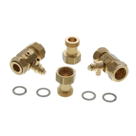 Vaillant 135752 Service Cock COMPLETE3/4 Inch x 22mm Left + Right