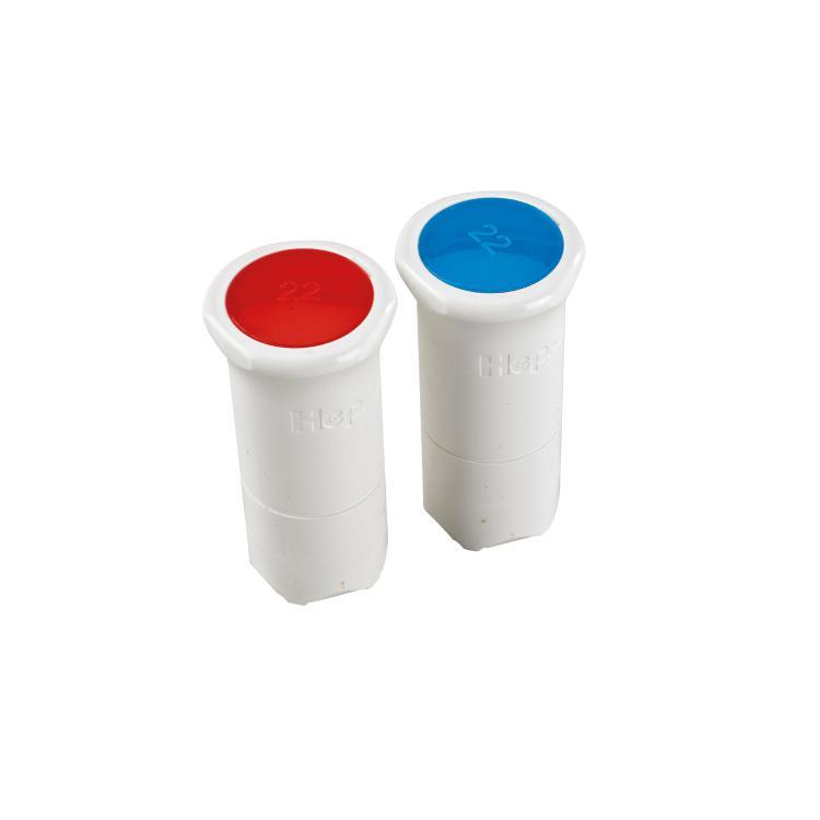 Hep2O Push-Fit Demountable Fitting Blanking Peg White 22mm - HX44/22W