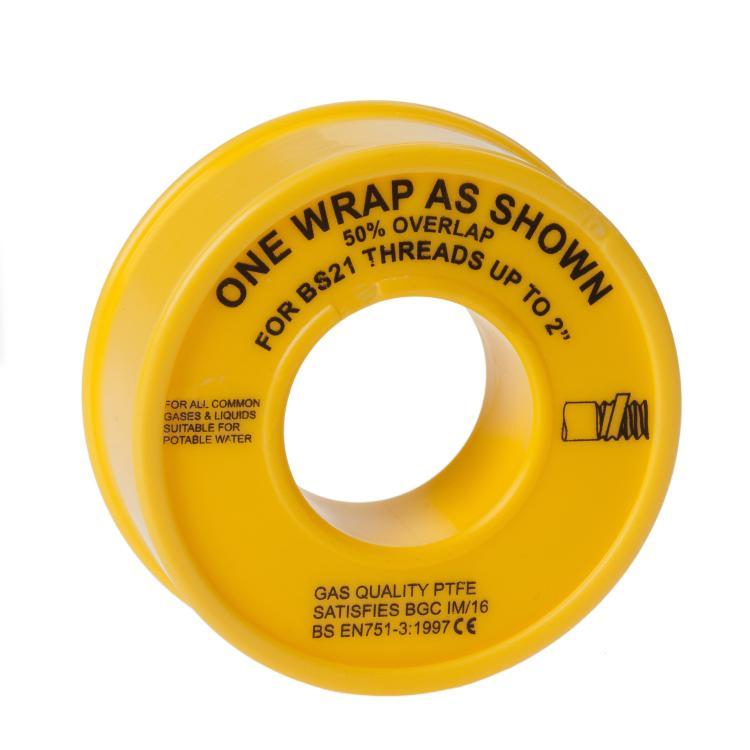 City Plumbing PTFE Tape for Gas 5m x 12mm