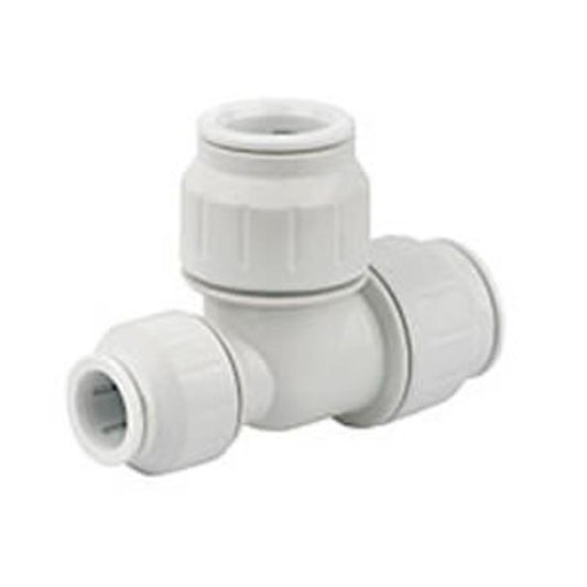 JG Speedfit Reducing Tee White 22mm x 22mm x 15mm - PEM3022DW