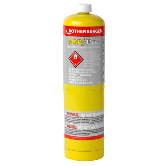 Rothenberger Map-Pro Replacement Gas Cylinder 400g