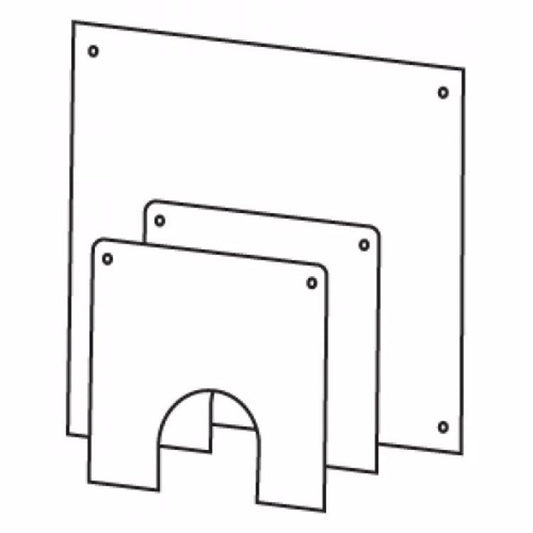 Worcester Greenstar Oilfit Flexible 100mm Dia Flue Wall Cover Plate