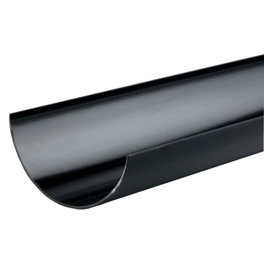 Osma RoundLine 4m Gutter Pipe 112mm Black 0T074