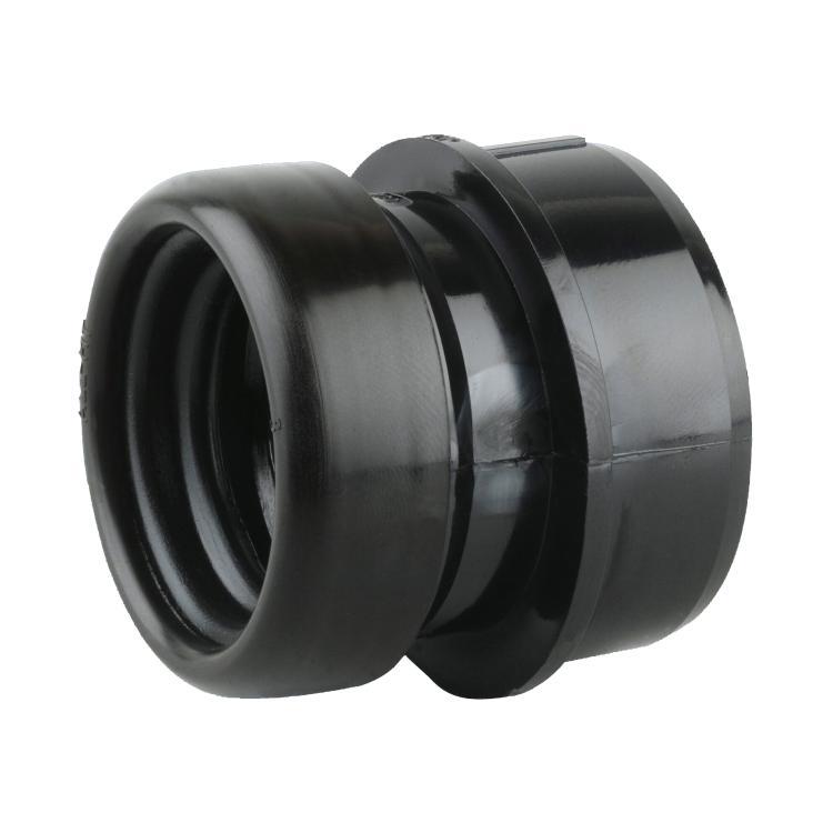 Wavin OsmaSoil Single Socket Boss Adaptor Black 40mm 2S399