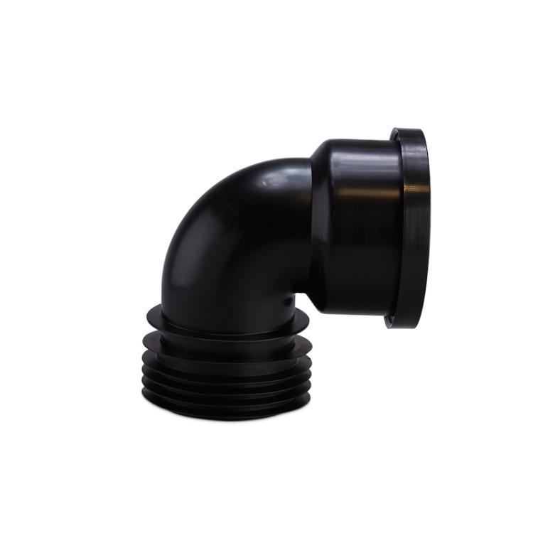 McAlpine 90 Degree Drain Connector Black 100mm DC90-BL