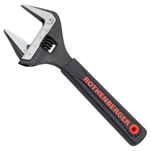 Rothenberger Wide Jaw Wrench 10 in with Jaw Protectors