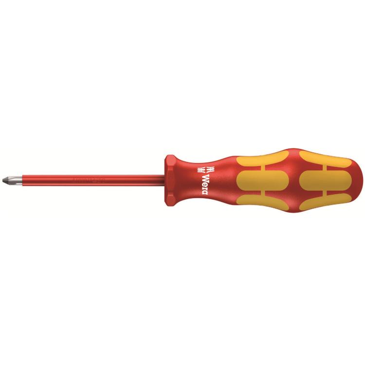 Wera VDE Insulated Phillips Screwdriver PH2 162i KRAFTFORM Plus