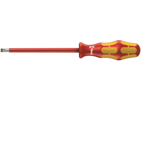 Wera Ergonomic Insulated VDE Slotted Screwdriver 5.5mm 160i KRAFTFORM Plus