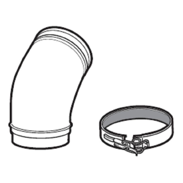 Ideal 45 Degree Elbow Kit 80/125mm