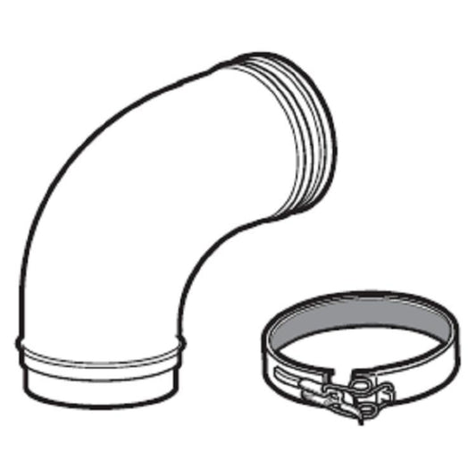 Ideal 90 Degree Elbow Kit 80/125mm