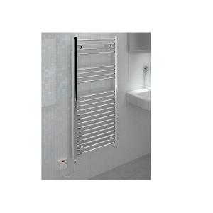 1200 x 400mm Straight Chrome Wall Mounted Heated Radiator Towel Rail