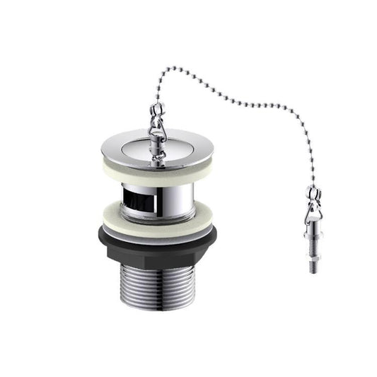 Chrome Plug Basin Waste 1 1/4in