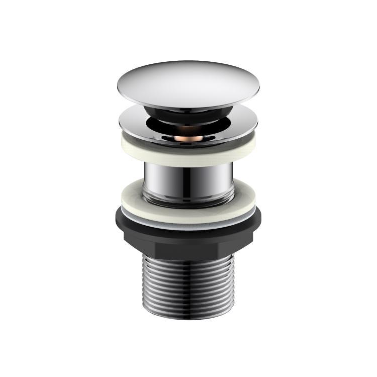 iflo Unslotted Clicker Basin Waste 1 1/4 Inch Chrome