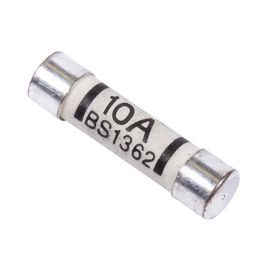 Niglon F10 10A BS1362 Mini Ceramic Fuse - Pack of 10