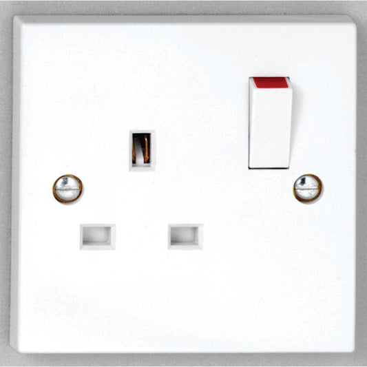 Deta Vimark 13A Single Switched Socket - V1207SDP