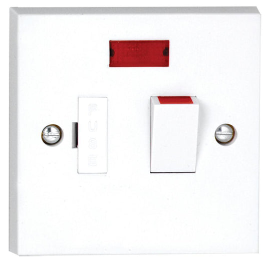 Deta Vimark 13A Switched Fused Spur with Neon - V1212