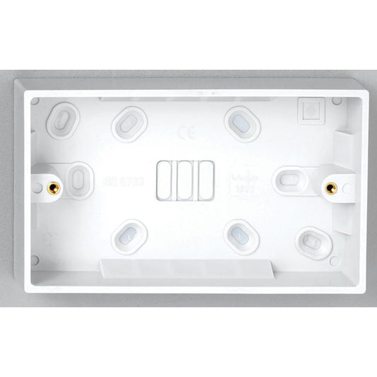 Deta Vimark 2 Gang 35mm Pattress Box - V1223