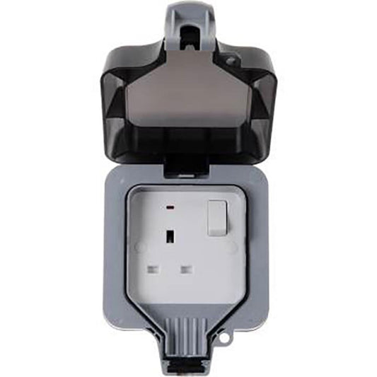 BG 13A 1 Gang IP66 Outdoor Socket - WP21