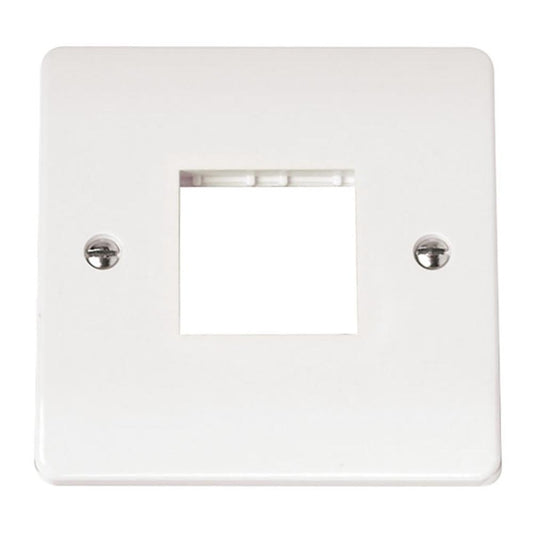 Click Mode CMA402 1 Gang Minigrid Unfurnished Plate - 2 Apertures - Mode